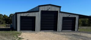 Residential metal barn buying in Grimes County Richards, TX